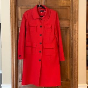 Karl Lagerfeld Red Coat